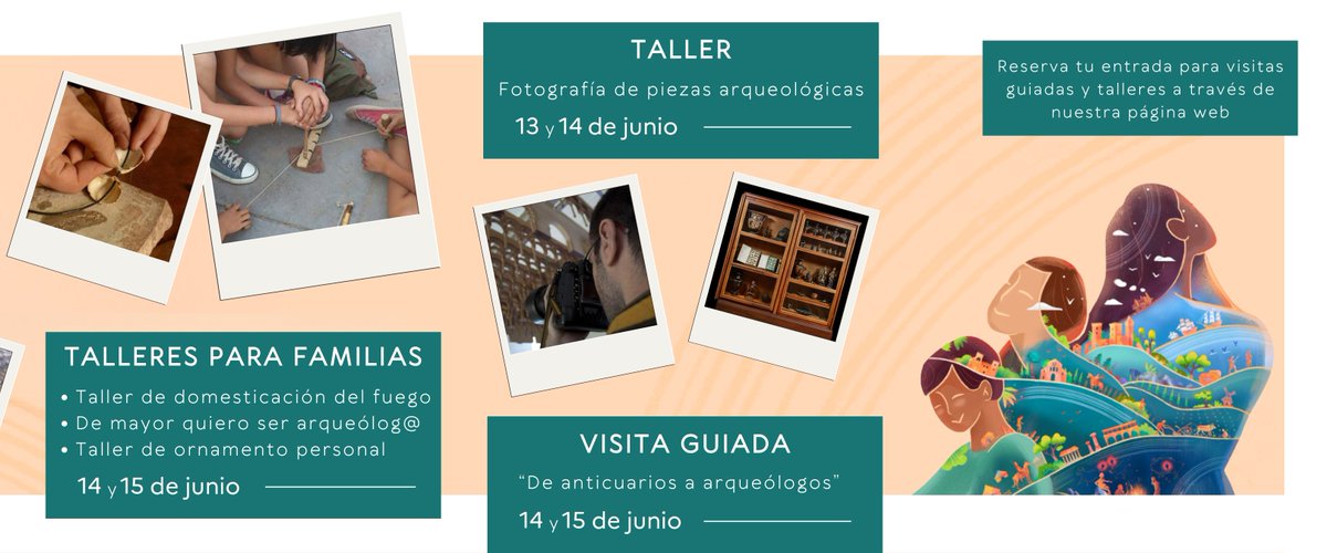 Museo Arqueológico Nacional (@manarqueologico) on Twitter photo 🥳La semana que viene celebramos las #JEA2025. Por ello, hemos programado diversas actividades para todos los públicos, que podréis disfrutar desde el 12 al 15 de junio.
😊¡Os esperamos!
Más info
👉run.gob.es/yvr698de
<a href="/culturagob/">Ministerio de Cultura</a> <a href="/ipcepatrimonio/">Instituto del Patrimonio Cultural de España</a> <a href="/Inrap/">Inrap</a> 🥳La semana que viene celebramos las #JEA2025. Por ello, hemos programado diversas actividades para todos los públicos, que podréis disfrutar desde el 12 al 15 de junio.
😊¡Os esperamos!
Más info
👉run.gob.es/yvr698de
<a href="/culturagob/">Ministerio de Cultura</a> <a href="/ipcepatrimonio/">Instituto del Patrimonio Cultural de España</a> <a href="/Inrap/">Inrap</a>