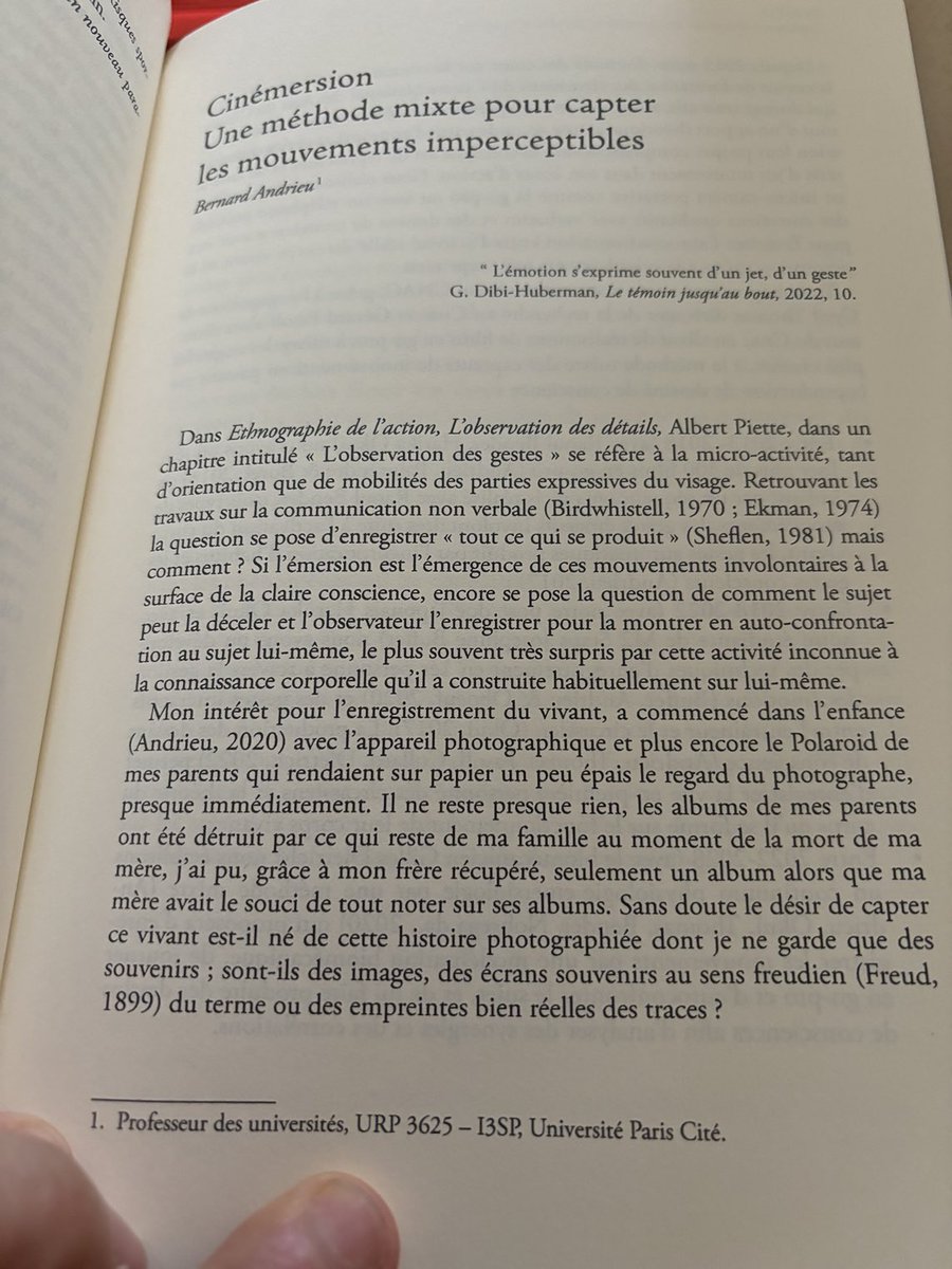 Merci 🙏 à ⁦<a href="/PereraEric1/">Perera Eric</a>⁩ Yann Beldame et ⁦<a href="/arnaudrichard/">Arnaud RICHARD</a>⁩ pour cette publication de Cinemersion dans In situ notre Emersiologie depuis 2013 avec les circassiens au Cnac ⁦<a href="/Vrin_Librairie/">Librairie Vrin</a>⁩ ⁦<a href="/univ_paris_cite/">Université Paris Cité</a>⁩ ⁦<a href="/Labo_I3SP/">Institut Sport-Santé</a>⁩ ⁦<a href="/SFrPS/">SFPS</a>⁩