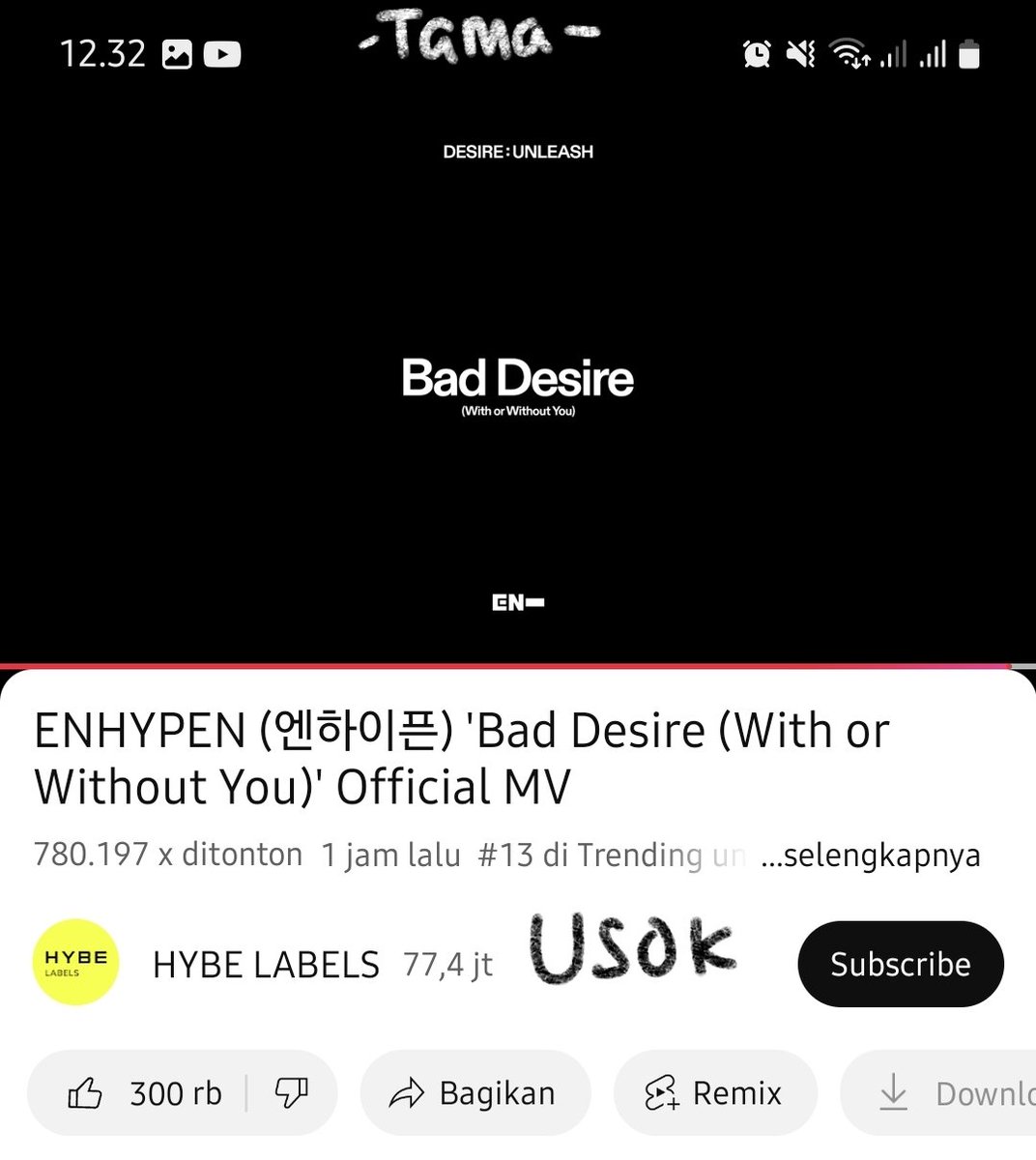 <a href="/WorldOfENHYPEN/">𝘌𝘕𝘏𝘠𝘗𝘌𝘕𝘚</a> I felt the world shift when their voices returned— "Bad Desire" isn’t just a song, it’s a calling. Welcome back, ENHYPEN. I missed the storm you bring.

#ENHYPEN #DESIRE_UNLEASH #DESIRE_UNLEASH_OutNow #BadDesire #WithorWithoutYou