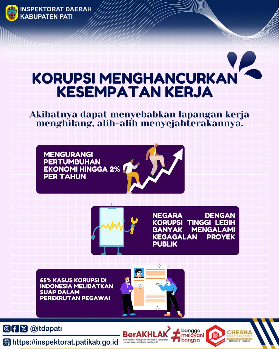 itdapati's tweet image. #aclckpk
#literasigratifikasi
#gratifikasiilegal
#saynotocorruption
#ASNBerAKHLAK
#BanggaMelayaniBangsa