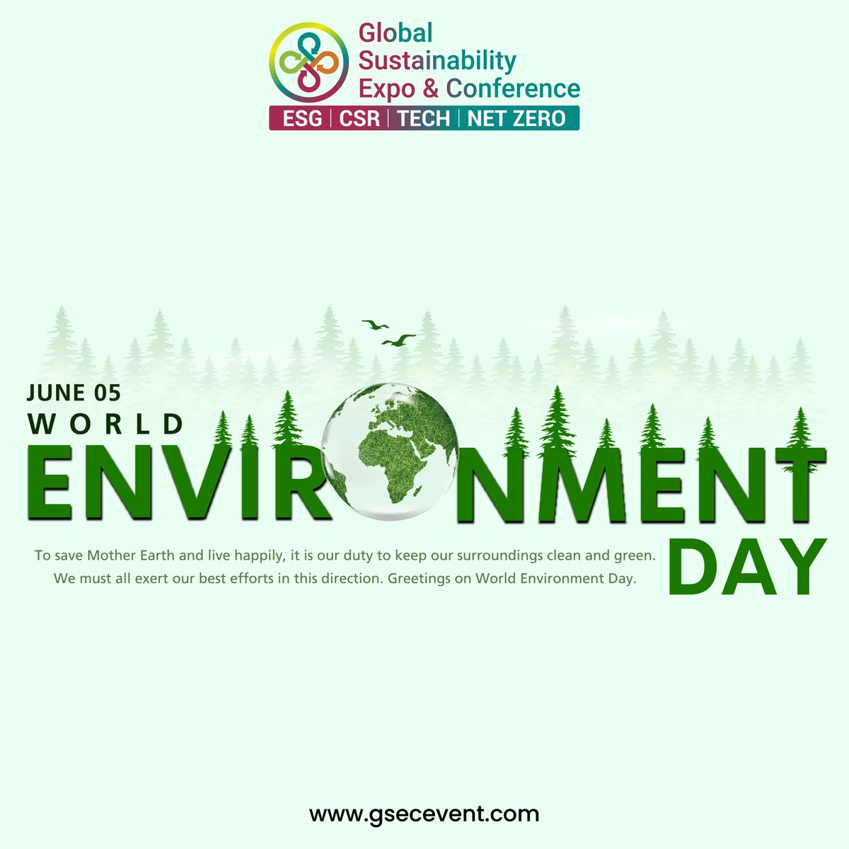Let’s pledge to be kinder to the Earth today and every day. Happy World Environment Day 2025!

#WorldEnvironmentDay #EnvironmentDay #environment #BeatPlasticPollution #Sustainability #GSEC
