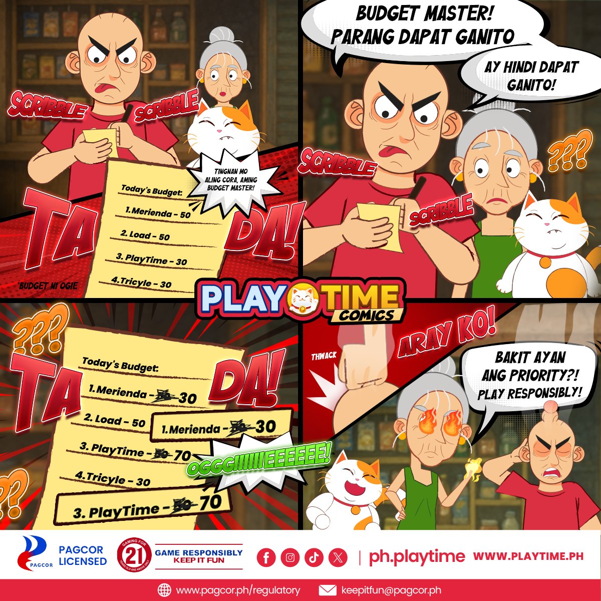 Masarap maglaro, pero mas masarap kung tama ang budget! Play responsibly, ka-PlayTime!

#PlayTimePH #ItsPlayTime #PlayTime