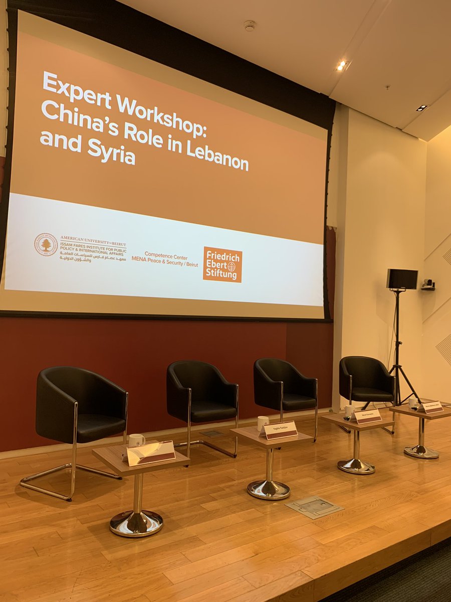 IFI at AUB (@ifi_aub) on Twitter photo 📍Happening now at the Institute: IFI - <a href="/FESonline/">Friedrich-Ebert-Stiftung</a> #Lebanon joint Expert Workshop: “China’s Role in Lebanon and Syria.”
🧵Follow this thread for highlights as we dive into #China’s evolving role in Lebanon and Syria, through expert discussions and regional insights. 📍Happening now at the Institute: IFI - <a href="/FESonline/">Friedrich-Ebert-Stiftung</a> #Lebanon joint Expert Workshop: “China’s Role in Lebanon and Syria.”
🧵Follow this thread for highlights as we dive into #China’s evolving role in Lebanon and Syria, through expert discussions and regional insights.