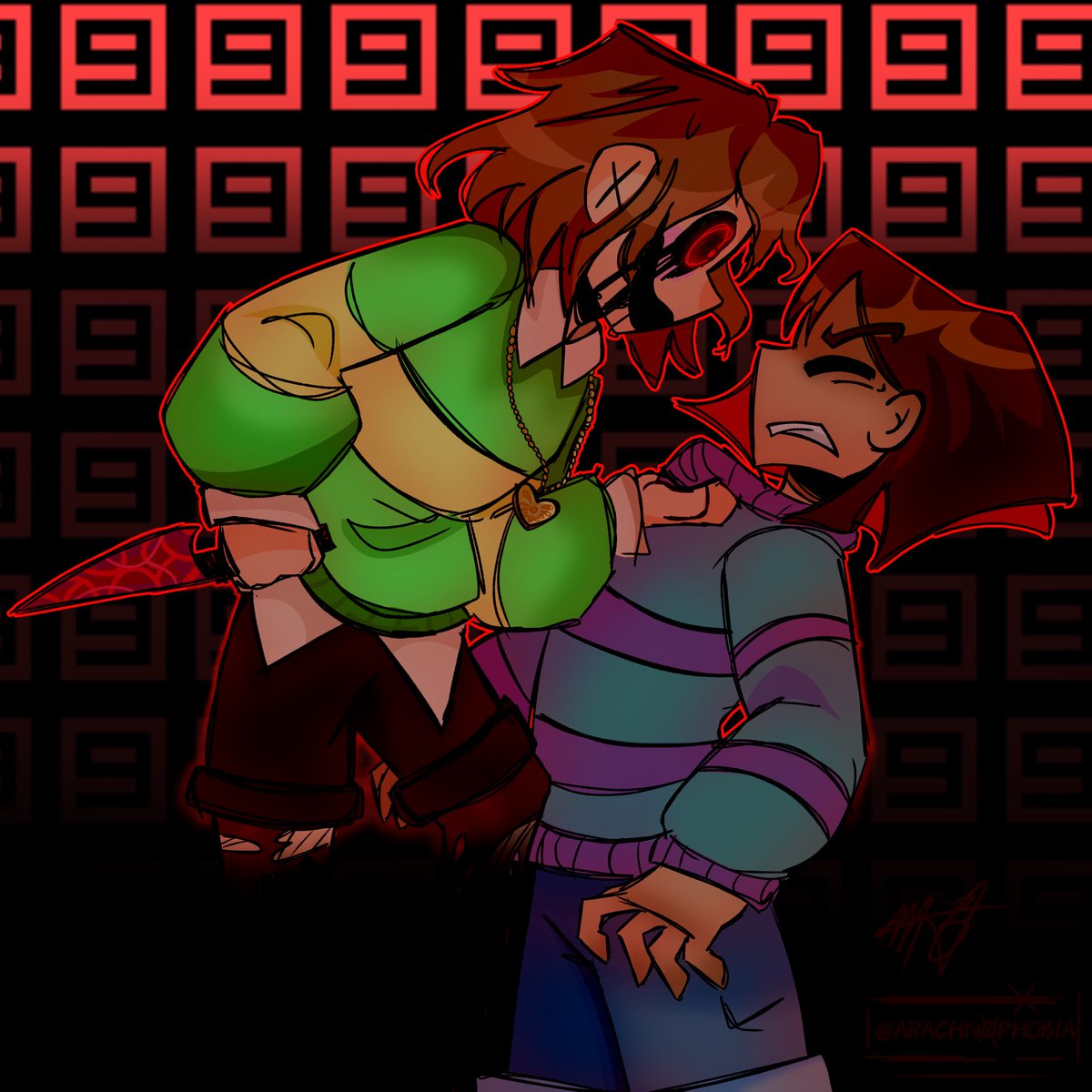 #UNDERTALE #CHARA #FRISK 

#Charisk &lt;- Platonic or romantic, take it as you will
