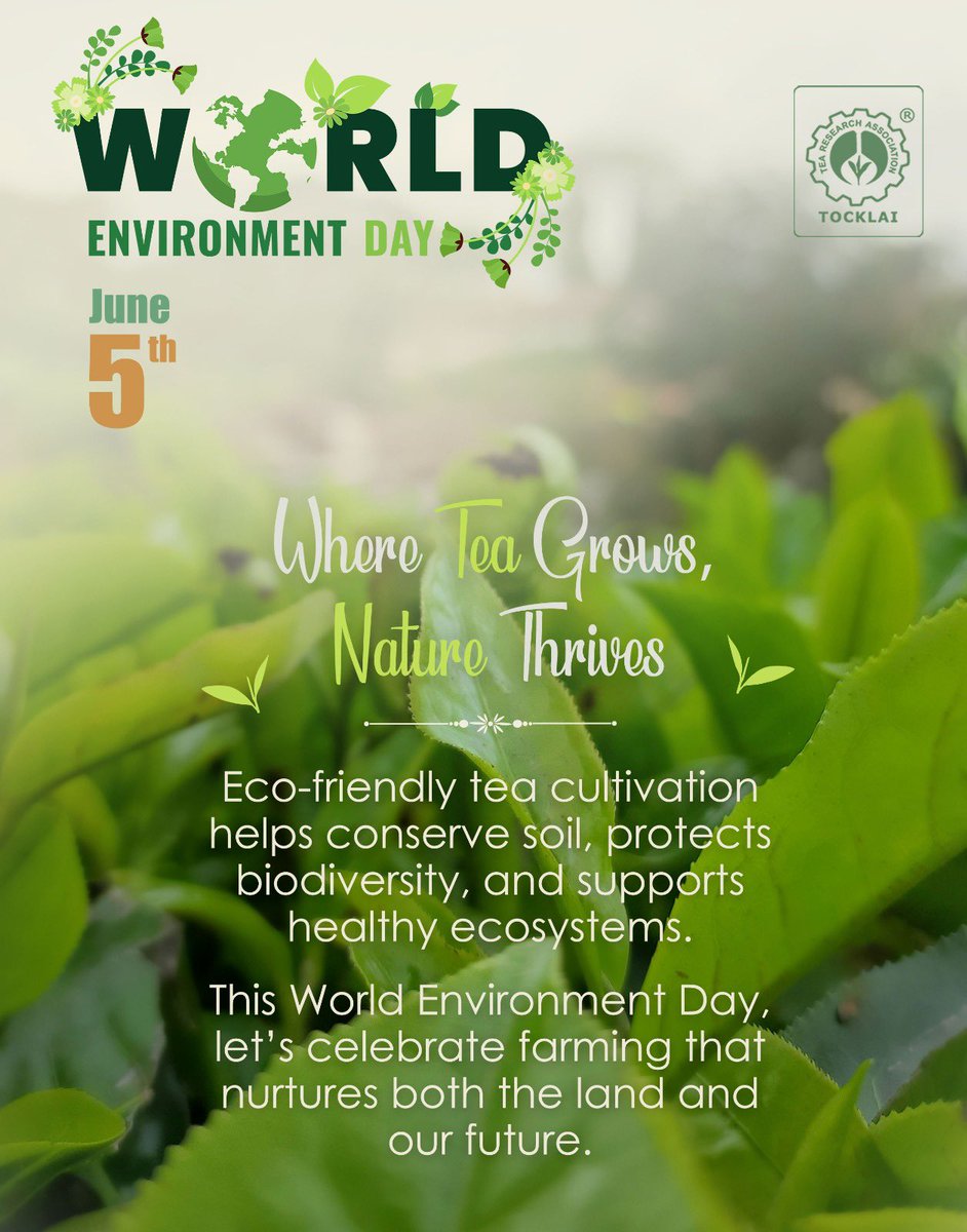 Greetings on World Environment Day

#WorldEnvironmentDay2025
