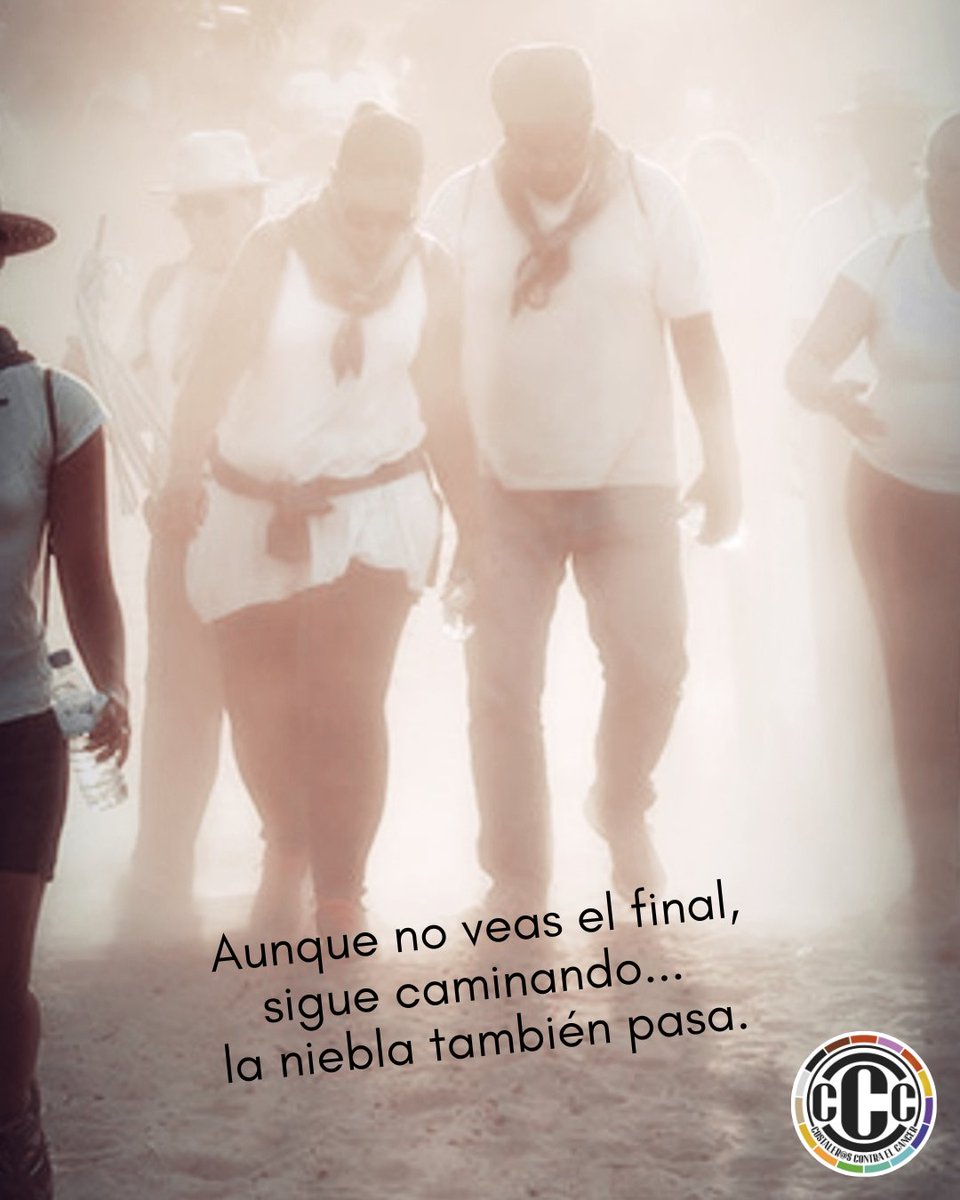 asoc_ccc's tweet image. Aunque no veas el final, sigue caminando... la niebla también pasa.

#ValentíaReal #CorajeOncológico #FuerzaEnLaAdversidad #GuerrerosDeVerdad
🛡️ 💪 #SigoLuchando #HumanosYFuertes