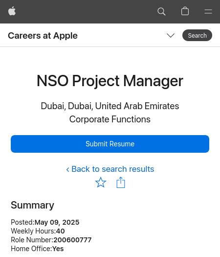 What Apple is doing in Dubai?