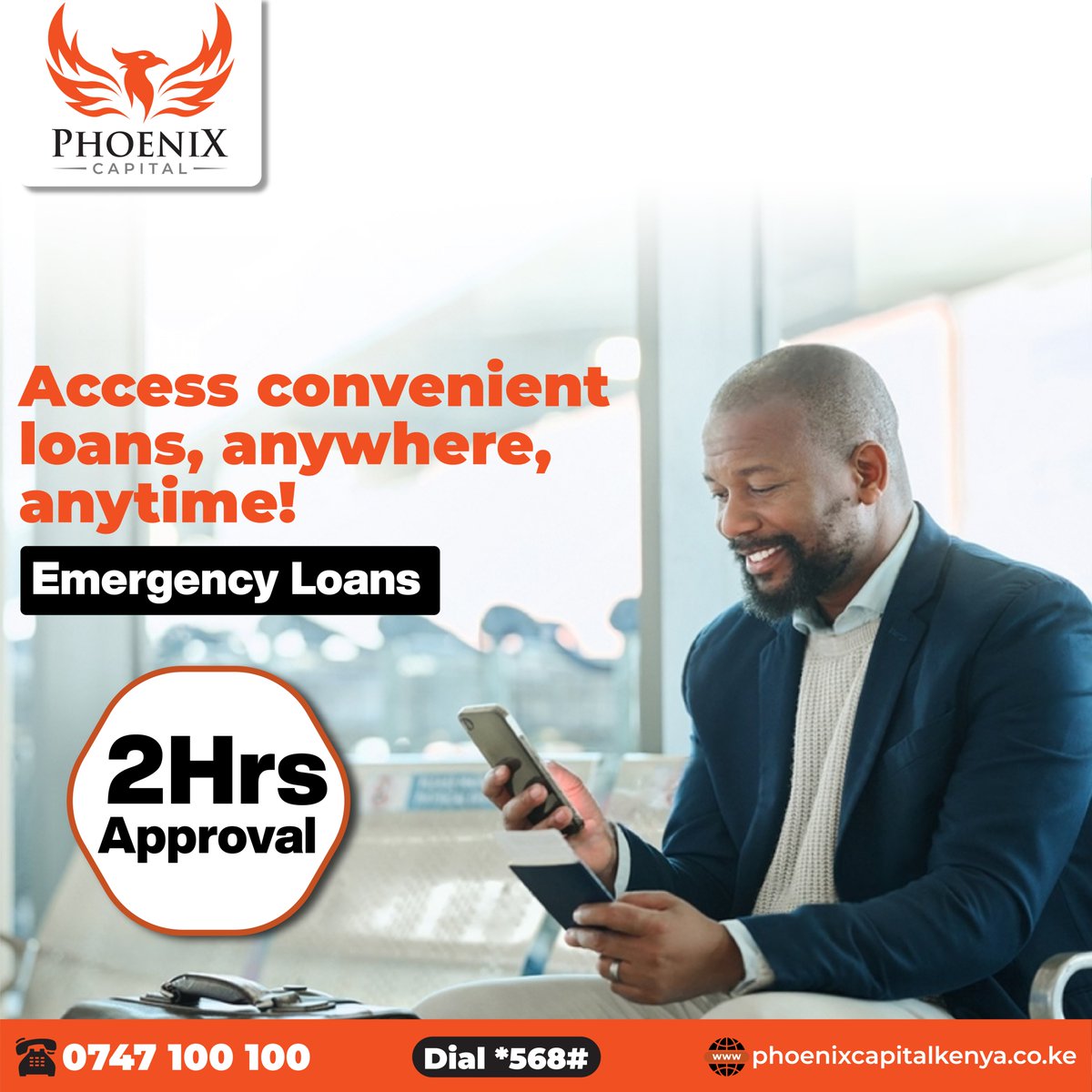 Access quick and affordable loans from anywhere, anytime.

Apply now: phoenixcapitalkenya.co.ke/insurance/

#LogbookLoans #SalaryAdvance #AsseFinancing #PhoenixCapital #AssetFinance #AffordableLoansForAll #InsuranceMatters