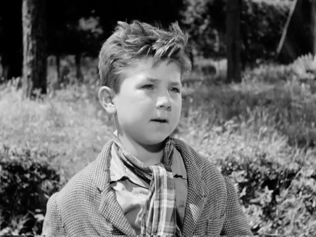 Adiós a Enzo Staiola. Nadie miró a un padre (a nosotros, los espectadores) como él en esa obra maestra del cine que es LADRÓN DE BICICLETAS, de Vittorio de Sica. Su Bruno en esa película sigue y seguirá siendo inmortal. Como su mirada.