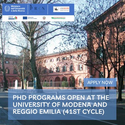 opportunitiesfy's tweet photo. Applications Open!
UNIMORE invites aspiring scholars to apply for its 41st PhD cycle (2025/26)

Deadline: June 30, 2025

Apply: https://t.co/XFaeObtpY4

#PhD #UNIMORE #StudyInItaly #Research #OpportunitiesForYouth https://t.co/1eJGU7wjXa