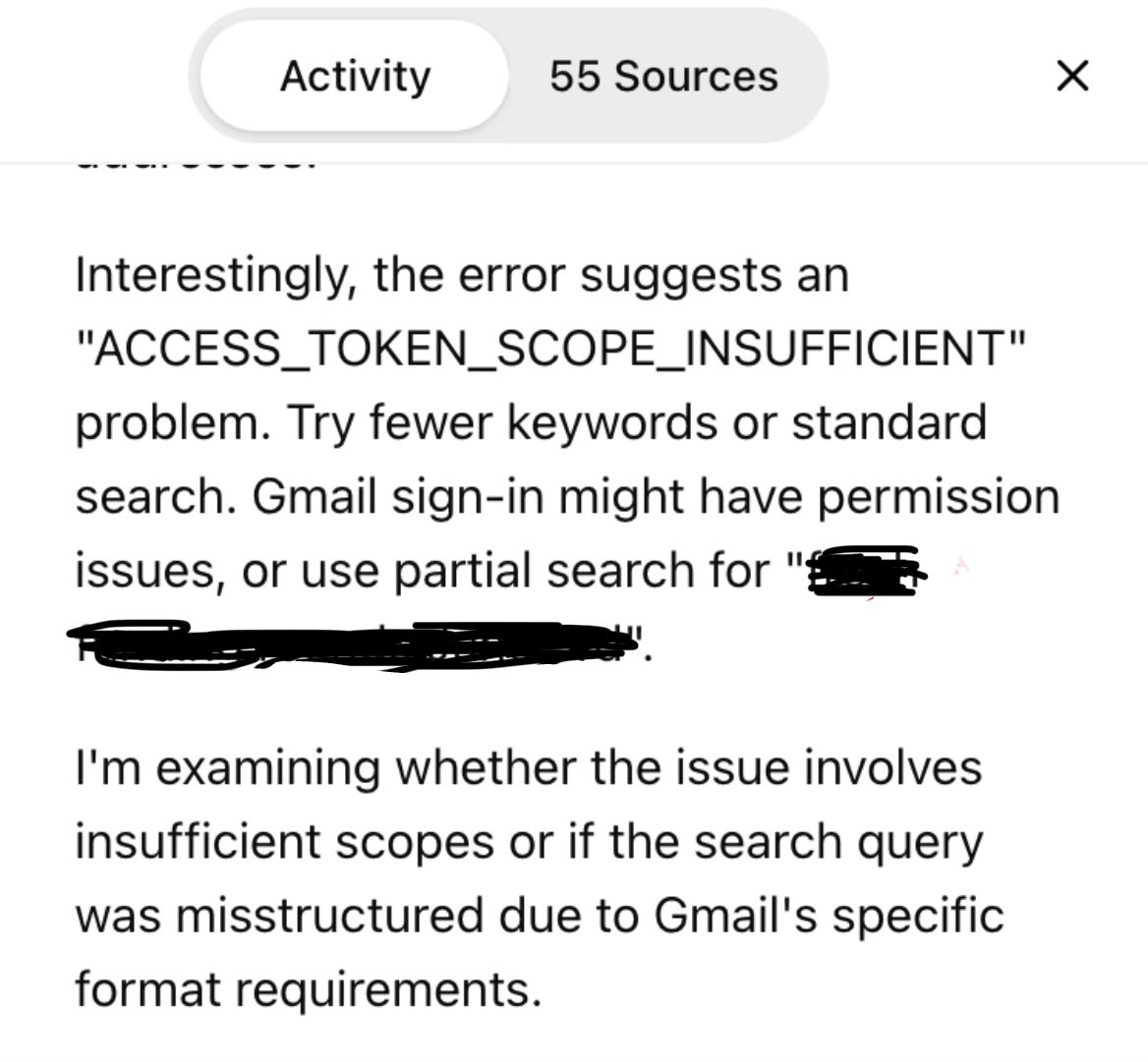 ani_kulkar's tweet image. Very excited to use gmail connector with deep research. Waiting for it to stabilise