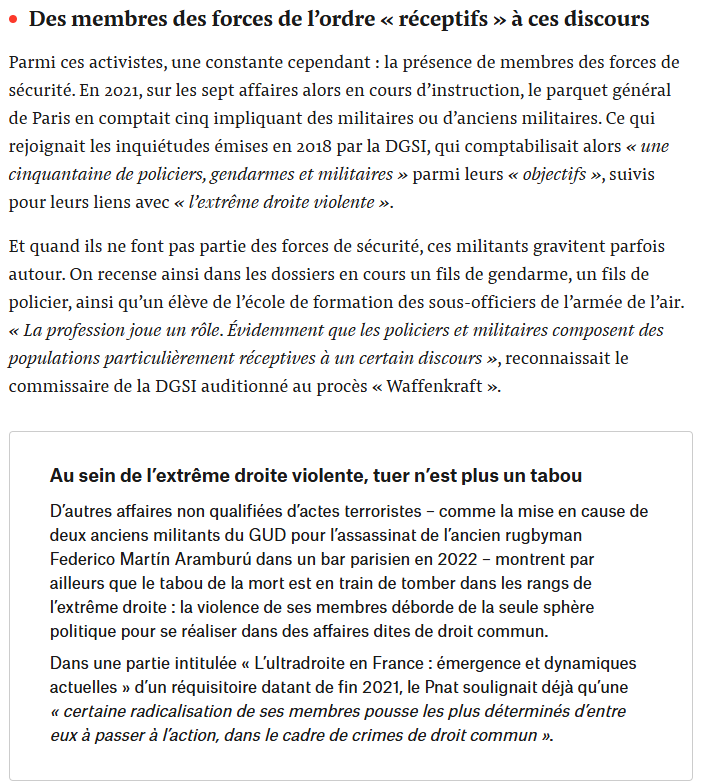 Et bien on se sent en sécurité avec tout ça. ! Vous comptez vous en occuper <a href="/BrunoRetailleau/">Bruno Retailleau</a> ? Oui, je sais, ce ne sont pas des musulmans donc ce n'est pas votre priorité... mediapart.fr/journal/france…