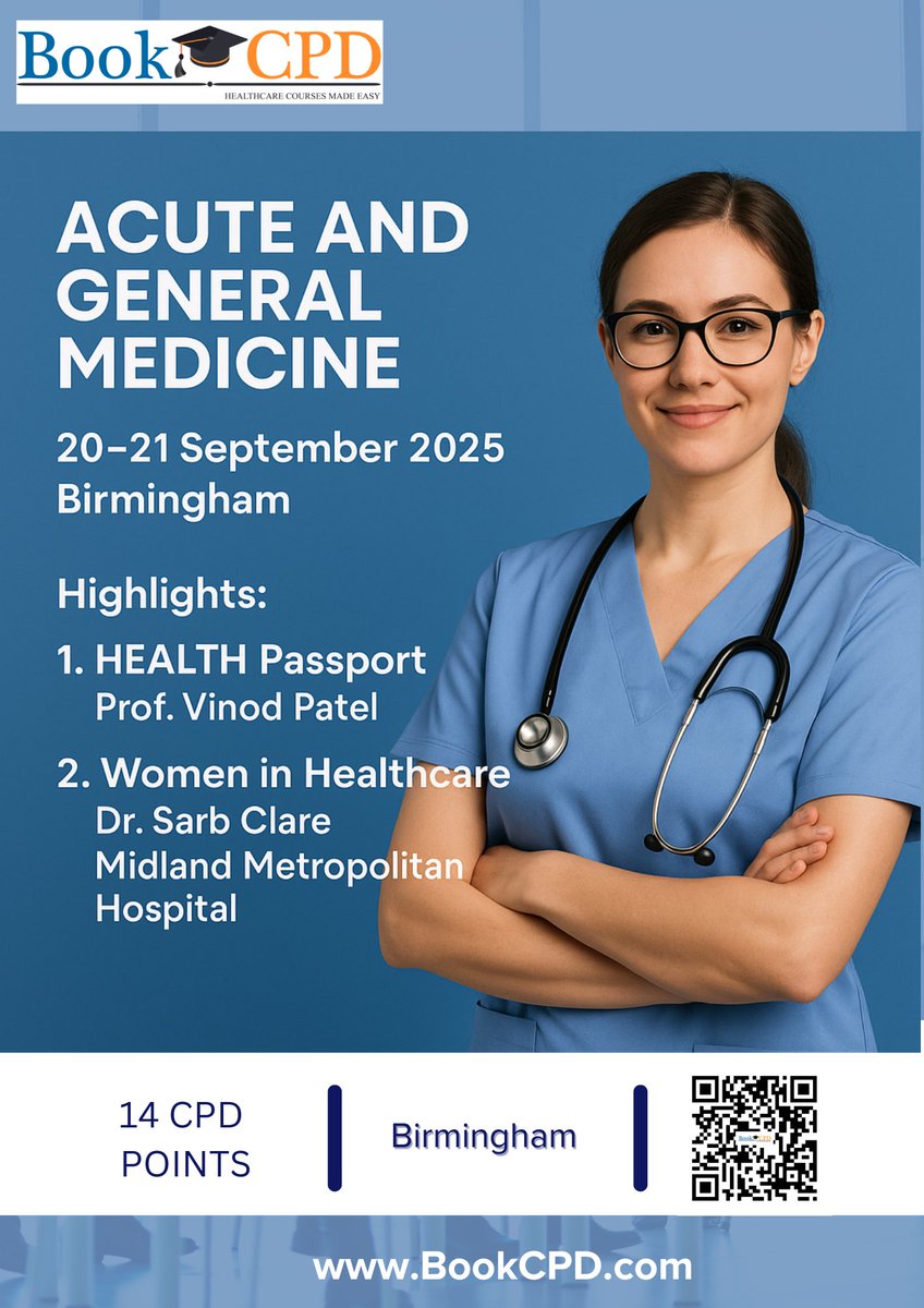 BookCPD (@bookcpd) on Twitter photo Registration open for Acute and General Medicine event at Birmingham. Visit BookCPD.com to register your place. #medicine <a href="/medexceluk/">Medexcel UK conferences</a> Registration open for Acute and General Medicine event at Birmingham. Visit BookCPD.com to register your place. #medicine <a href="/medexceluk/">Medexcel UK conferences</a>