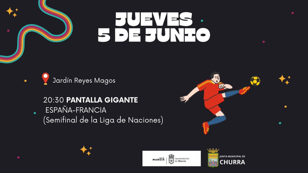 🎉 ¡LAS FIESTAS MÁS HAPPYS!

¡España–Francia en pantalla gigante por segunda vez! Porque lo bueno se repite.

¡No te lo pierdas!

💫 #ChurraAvanza