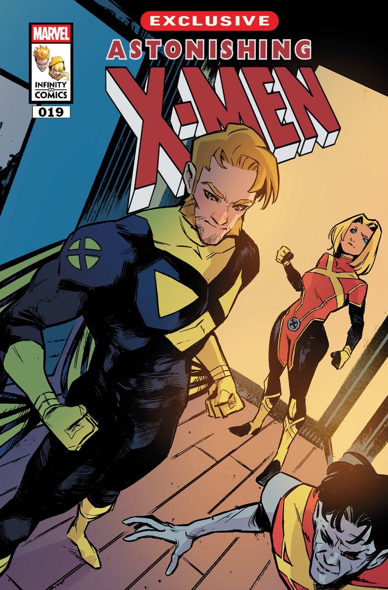 ❌ Astonishing X-Men Infinity Comics 19. Comienza una nueva saga escrita por Seeley en la que el equipo (Banshee, Vaina, Pellejo y Pórtico) investigan la muerte de una influencer mutante y la incriminación de un influencer antimutante. Me encanta el fantástico dibujo de Audino.❌