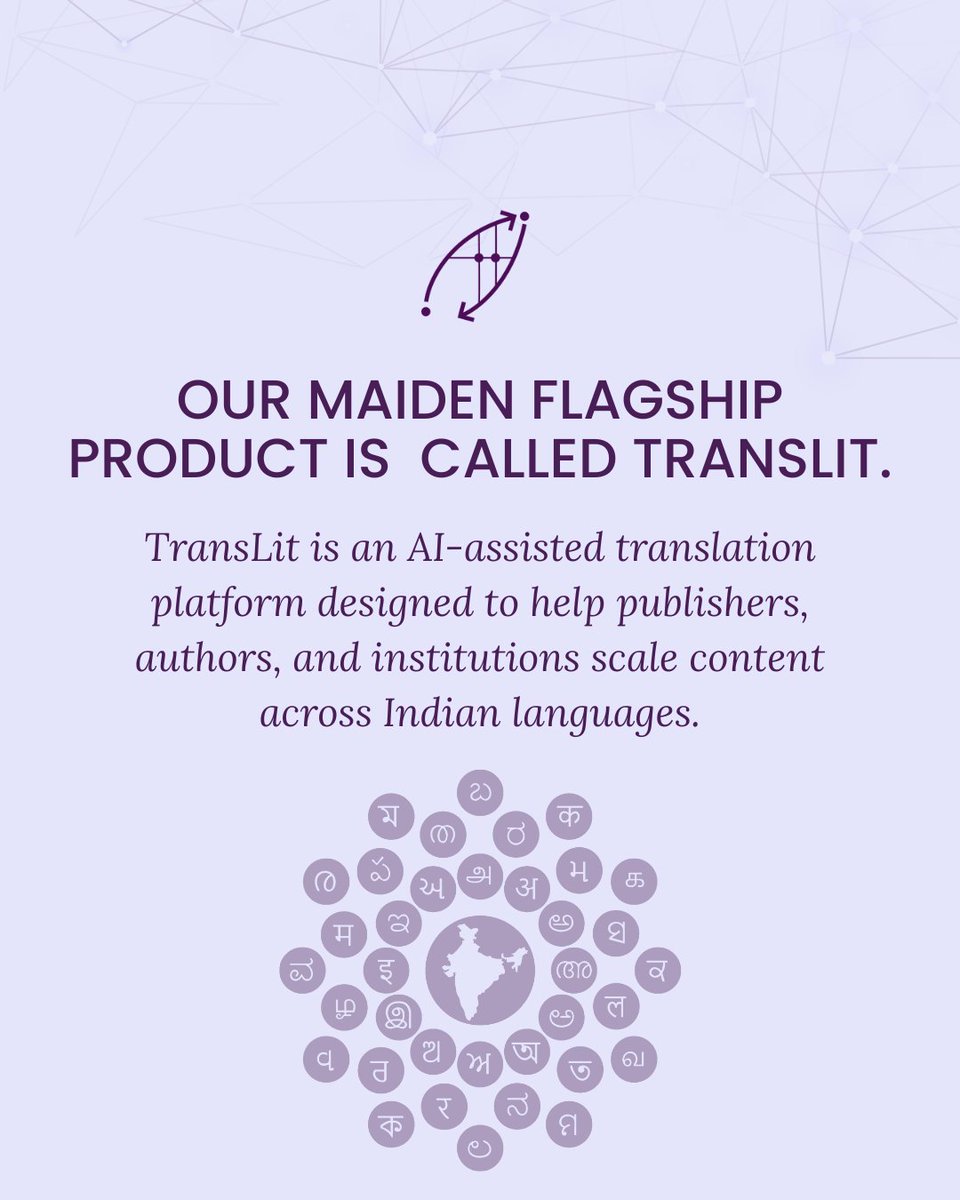 (1/2)

India has plenty of books, audiobooks, blogs and podcasts, but most are still in English. Yet, millions of us think, dream and express ourselves in our own languages. At NAAV AI, we're building tools to help stories travel across them. 🇮🇳