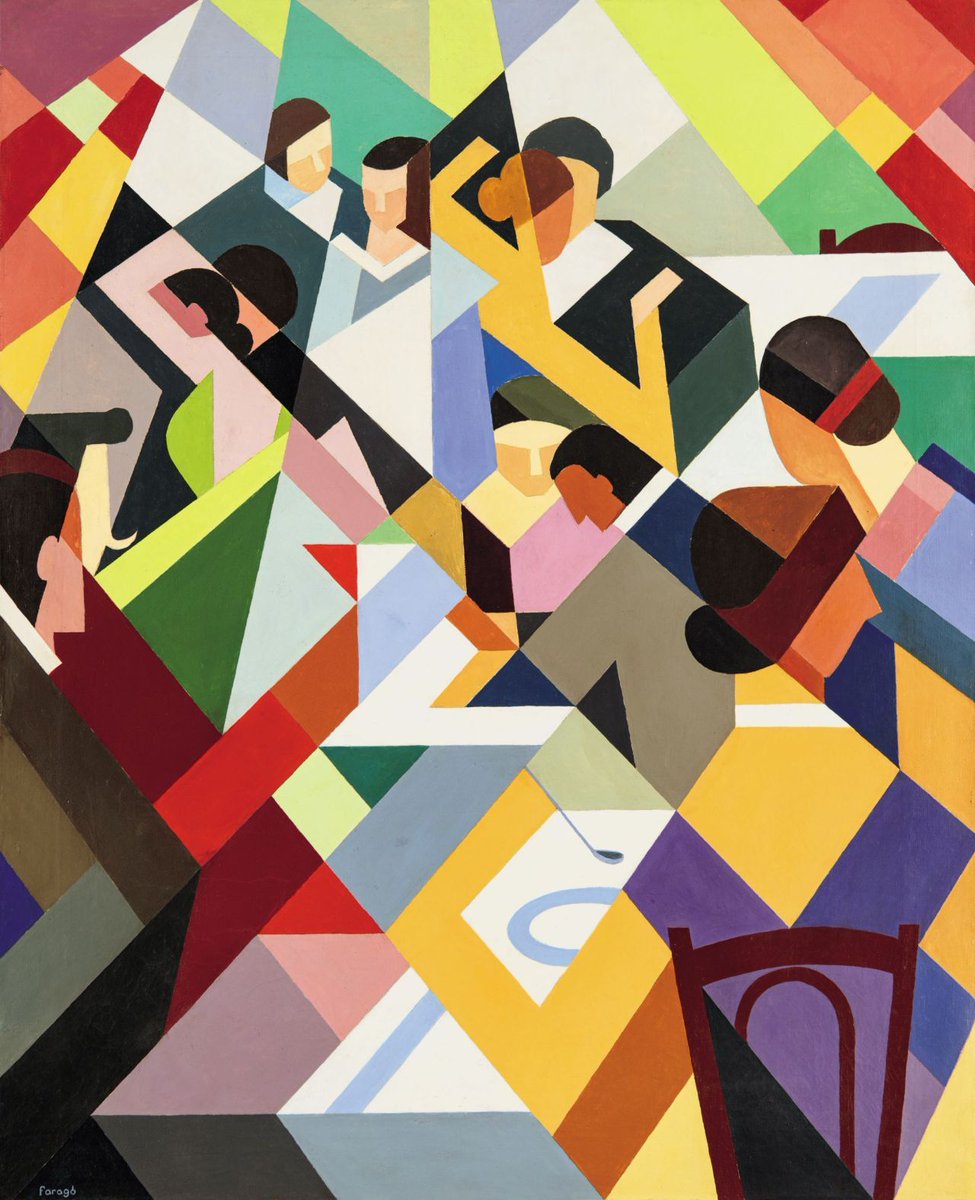 Faragó Endre,   Bárban (Asztalnál)  1930.