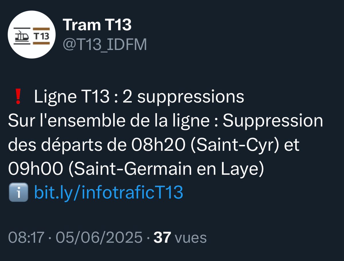 🔴 PANNES EN CASCADE CE JEUDI

L’état des trains et des infrastructures est préoccupant

🤔 Où sont les effets positifs des investissements promis ?

🤯 Les moyens humains et financiers pour la maintenance sont insuffisants

👉🏼 Témoignez de vos galères sur stopgalere.fr