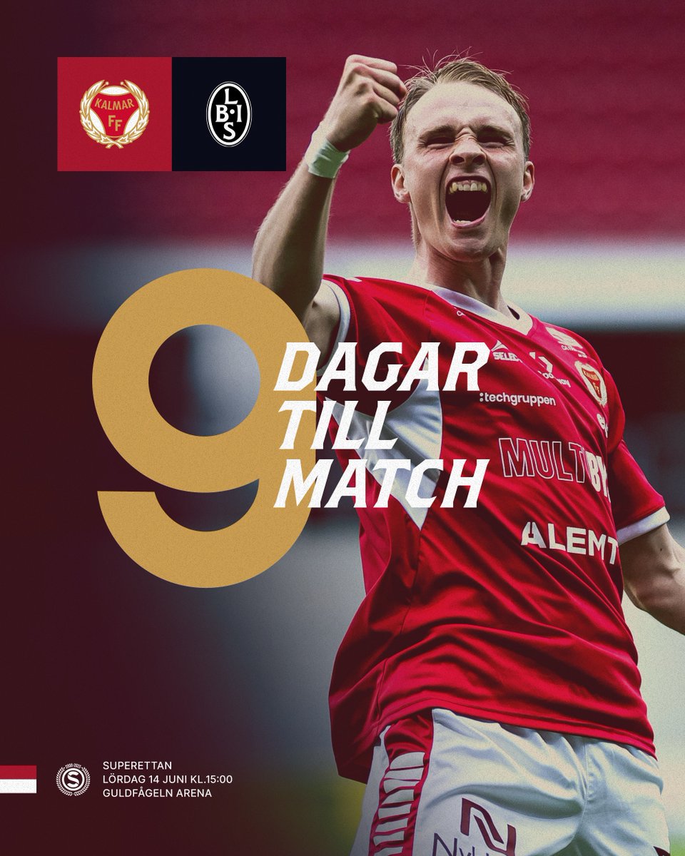 Nio dagar kvar till nästa hemmamatch!
kalmarff.ebiljett.nu