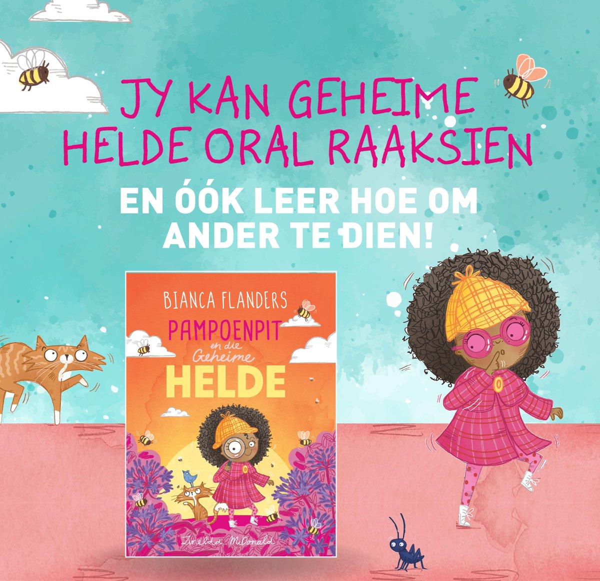 ’n Pragtige storie wat vir kinders wys dat daar geheime helde oral in ons wêreld is, mens moet hulle net soek! ✨

📖 Pampoenpit en die geheime helde deur Bianca Flanders is beskikbaar by jou naaste boekwinkel en aanlyn: loom.ly/ZUdyxJ8
