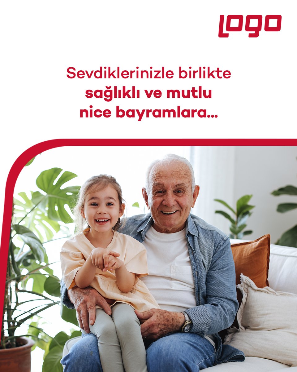 Sevdiklerinizle birlikte sağlık, huzur ve mutluluk dolu nice bayramlara... 
Bayramımız kutlu olsun. 

#LogoYazılım