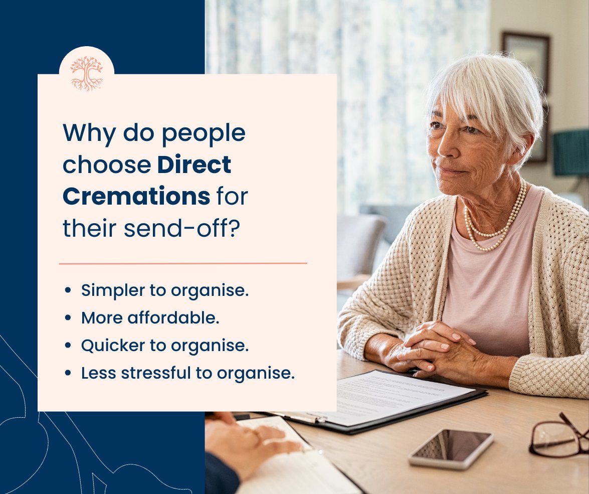 According to SunLife's 2025 Cost of Dying Report, direct cremations are becoming an increasingly preferred choice because they offer a funeral option that is:
- Simple
- Stress-free
- Quick
- Affordable

Find out more: bit.ly/47gII8i 

#directcremation #costofdying