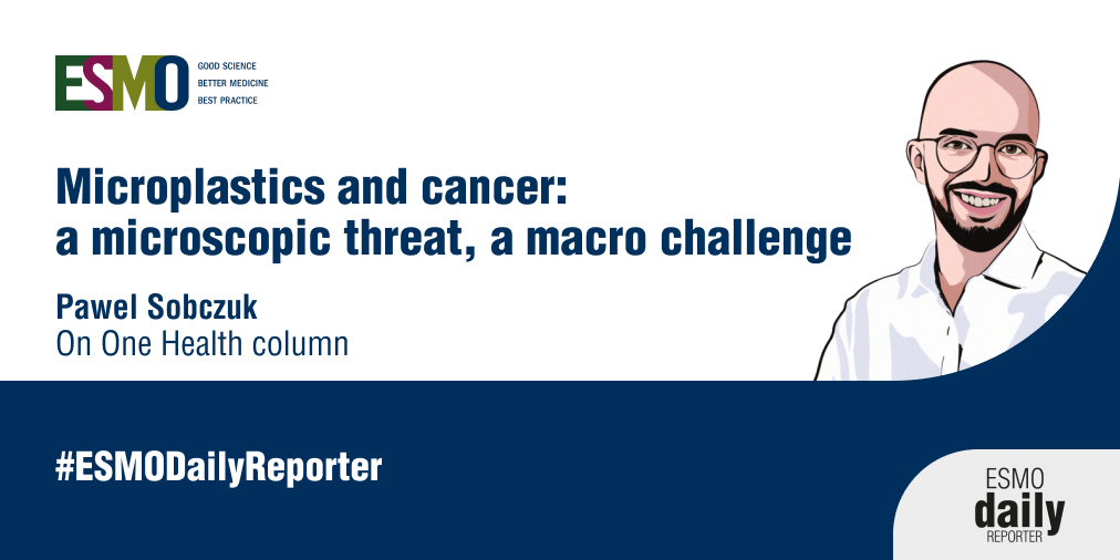 ESMO - Eur. Oncology (@myesmo) on Twitter photo On #WorldEnvironmentDay, ESMO stands w/ the global community to #BeatPlasticPollution. #Microplastics are found in organs and tumours. More research needed to understand their role in cancer development
<a href="/pawel_sobczuk/">Pawel Sobczuk</a>
🔗 ow.ly/Q8xT50W3VCP
#ESMODailyReporter On #WorldEnvironmentDay, ESMO stands w/ the global community to #BeatPlasticPollution. #Microplastics are found in organs and tumours. More research needed to understand their role in cancer development
<a href="/pawel_sobczuk/">Pawel Sobczuk</a>
🔗 ow.ly/Q8xT50W3VCP
#ESMODailyReporter