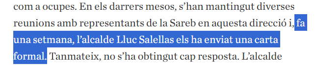 <a href="/llsalellasvilar/">Lluc Salellas i Vilar</a> Girona planta cara = envia una carta formal que ni han contestat. La màxima expressió de la lluita cupaire: performance, faràndula i fum