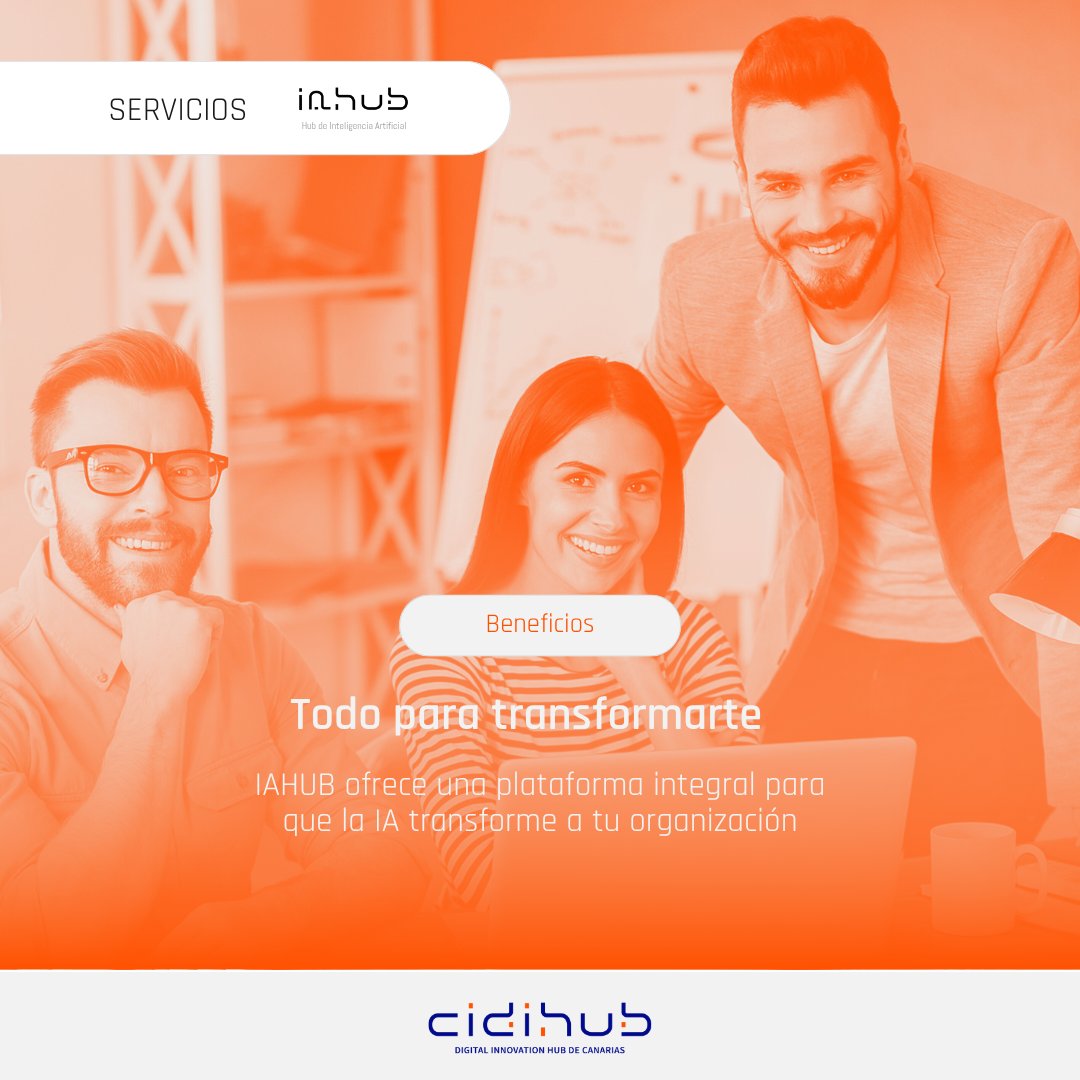 💡 Responsable.
🤝 Colaborativa.
✅ Accesible.

🚀 IAHUB impulsa a Canarias hacia una inteligencia artificial innovadora y de impacto para impulsar su crecimiento y desarrollo.

💬 Contáctanos y da impulso a la IA en tu organización.

🔗 cidihub.org/iahub/

#CIDIHUBCanarias