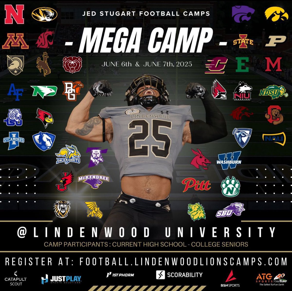 I will be at Lindenwood Mega camp on Friday. Hope to meet some new faces and get better!