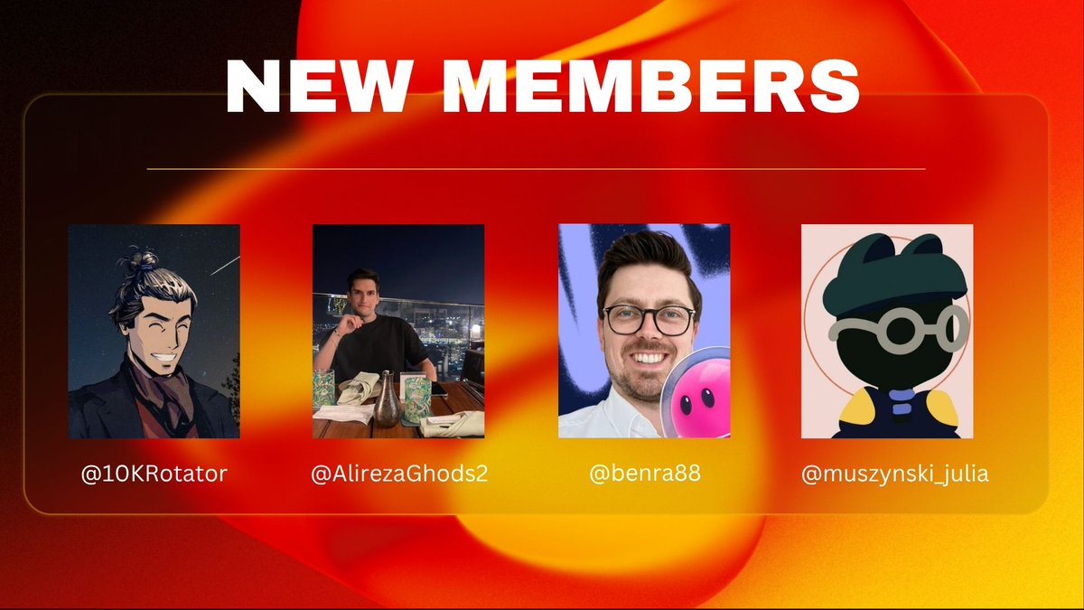 Guten Morgen!

Say hello to four amazing new community members joining us! 🎉

Get to know who they are, what they do, and why we're excited to have them onboard. 👇