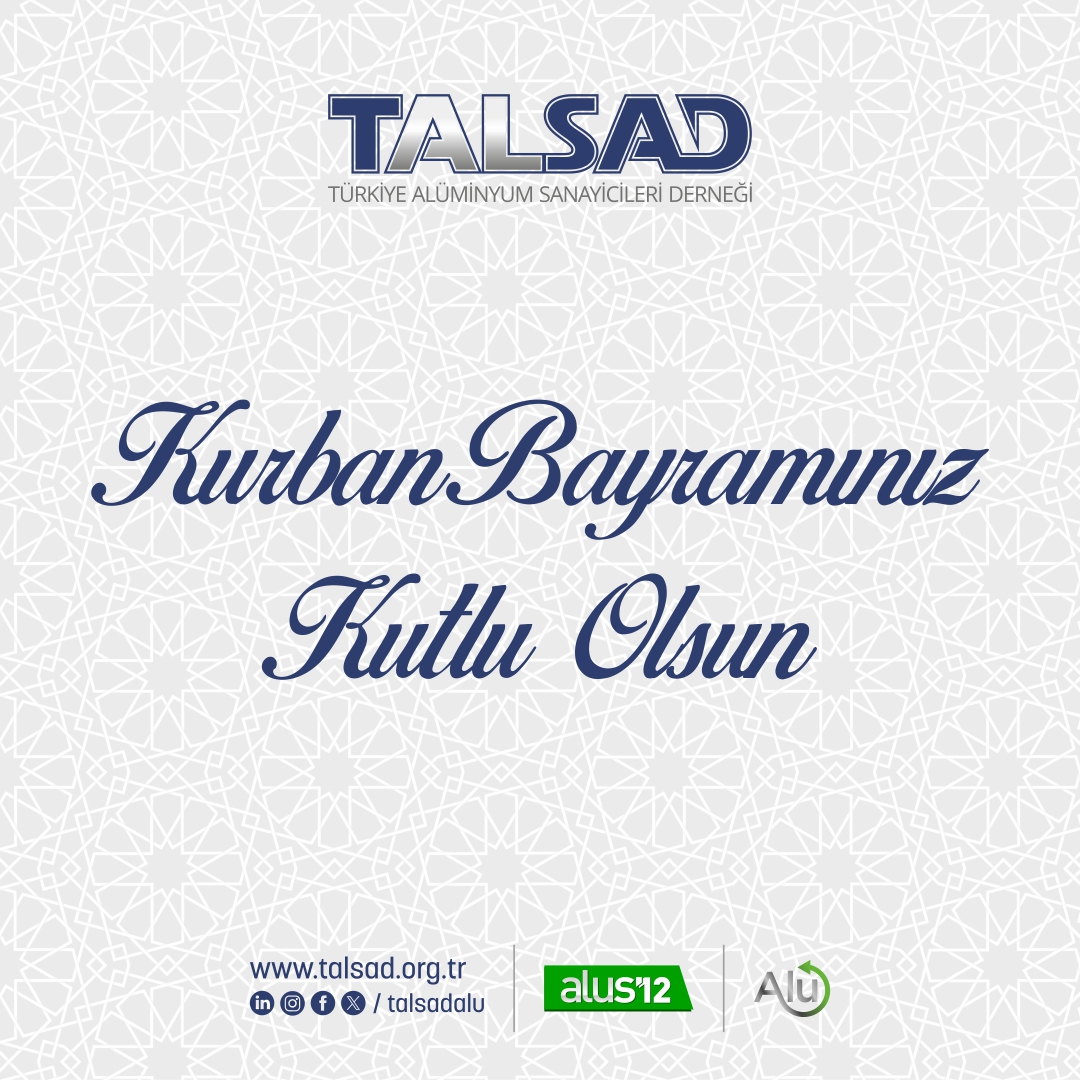 Kurban Bayramımız Kutlu Olsun...

#alüminyum #alüminyumheryerde #talsad #KurbanBayramı