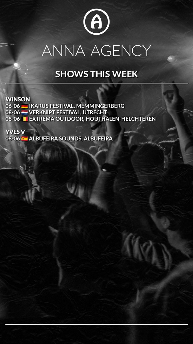 Shows This Week by Anna Agency