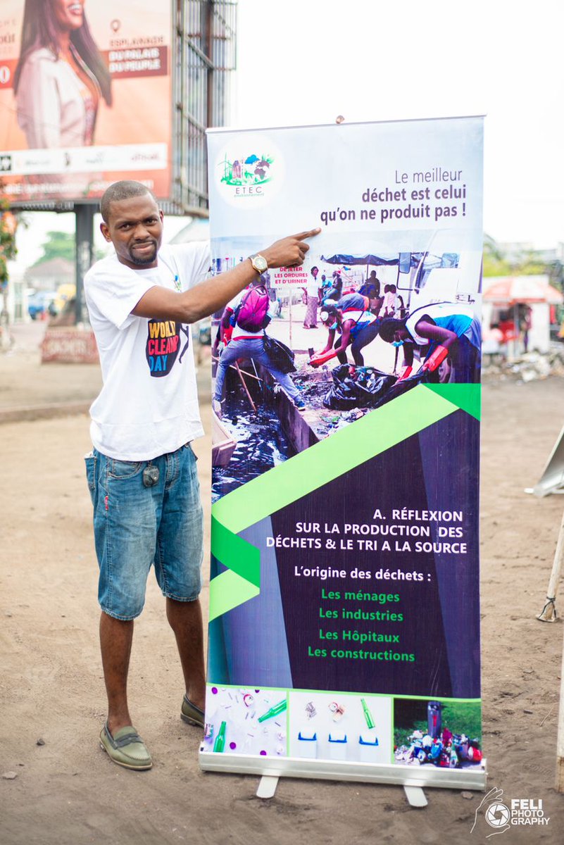 NKwady's tweet photo. "🌊🌍 Kinshasa, agissons contre la pollution plastique !
 En cette Journée Mondiale de l'Environnement 2025, unissons nos forces pour une capitale plus propre et un avenir sans plastique. Chaque geste compte ! #JourneeMondialeEnvironnement2025
#NonAuPlastique 
#ezobonga https://t.co/r0JkinDTAX
