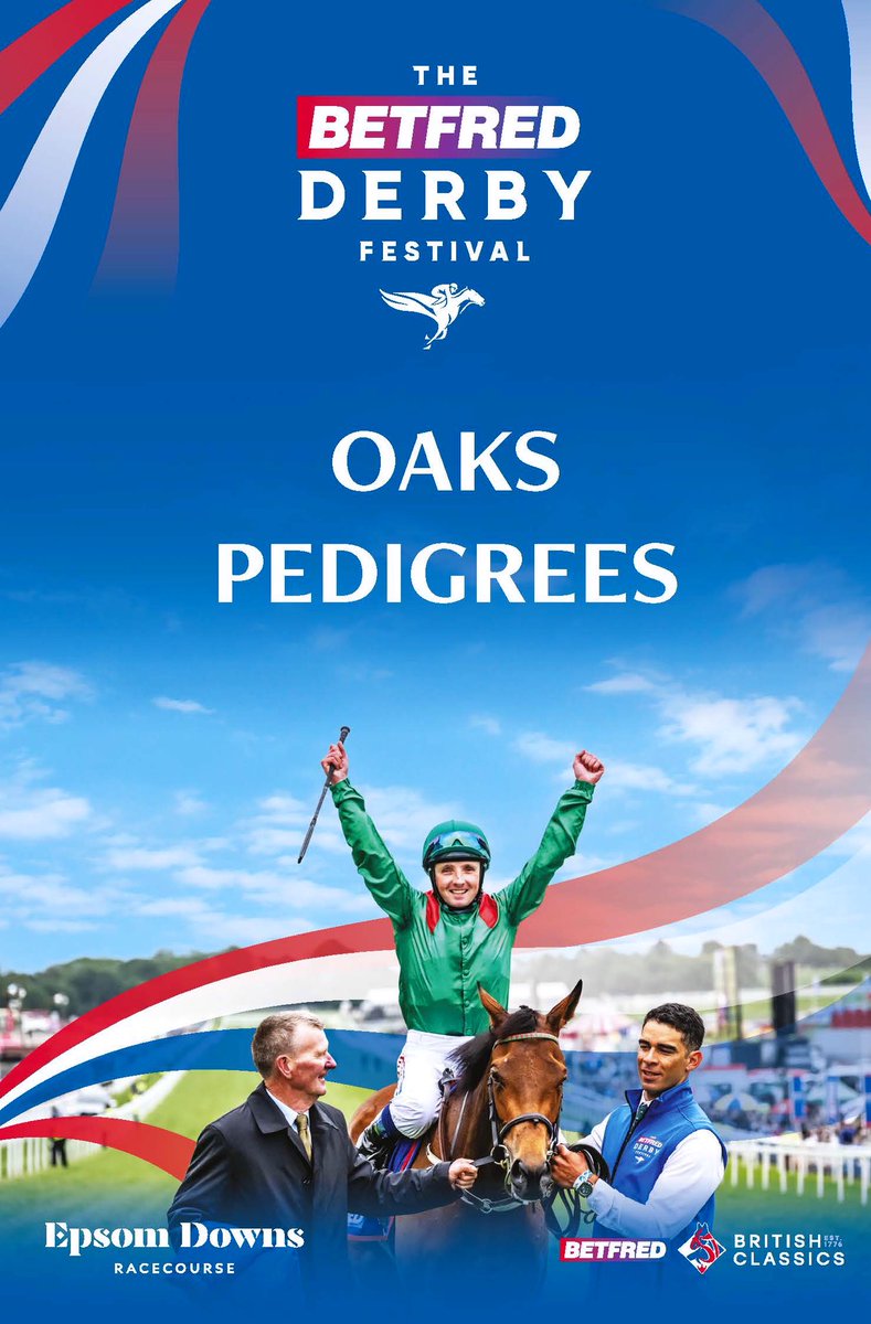 To add even more depth and detail to the <a href="/Betfred/">Betfred</a> Oaks picture the Weatherbys Bloodstock team have researched and edited the pedigrees of all nine fillies declared for the race. 
We have brought these together in a digital turn-page format which we hope you’ll enjoy 👉🏻