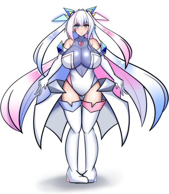 レヴェリーヴァイスは白がメインカラーって言うと、いや青じゃんと思われてしまうかもしれませんが、究極の姿が白ベースなんで許してください! 