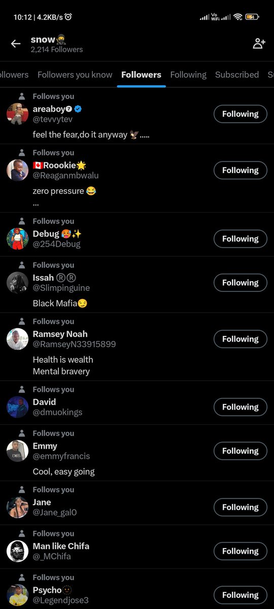 I follow back all 
Let's connect