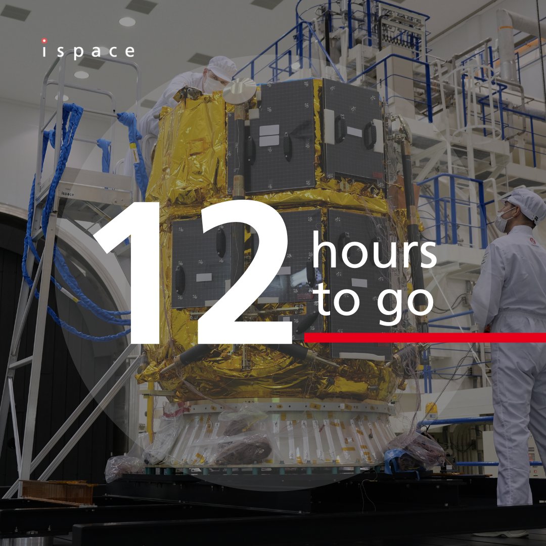 ispace_inc's tweet photo. 12 hours until our next lunar milestone!
RESILIENCE is on track for its planned landing on the Moon and beginning of surface operations.

Did you know? This is the world’s first mission to attempt two NASA-backed in-place transfers of lunar material ownership – one for our lander, one for our rover.

We're proud to push the frontier of science, technology, and exploration.

#Mission2 #HAKUTO_R #RESILIENCE #LunarLanding #MoonExploration