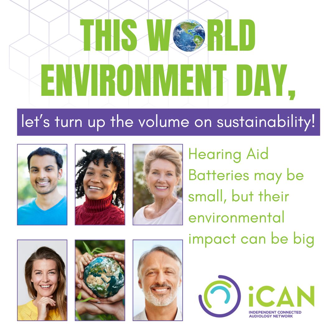 This World Environment Day, let’s turn up the volume on sustainability. Hearing aid batteries can add up — ask your Audiologist or Acoustician about rechargeable options. 

Small changes make a big impact. 🌍
#WorldEnvironmentDay #Sustainable #iCAN 

🔗 independentaudiologists.co.za