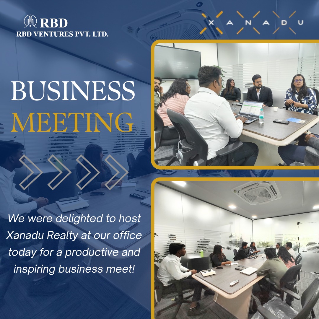 RbdVenturespltd's tweet image. Great to host the Xanadu Realty team for a focused project training at our office!
A productive session to align goals, strengthen collaboration &amp;amp; drive excellence together. 💼💪
#RBDVentures #XanaduRealty #ProjectTraining #TeamCollab #RealEstateIndia