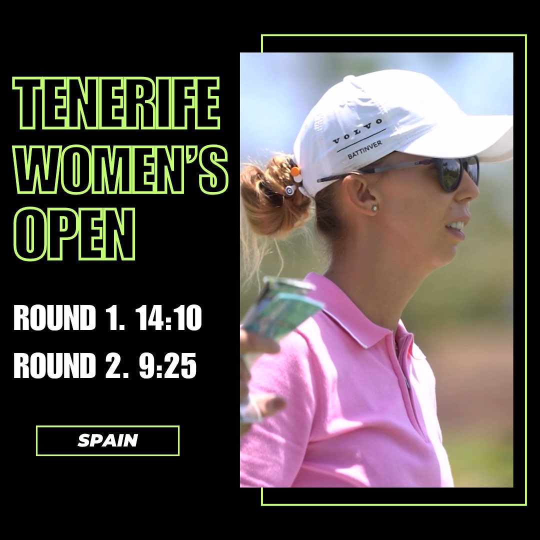 Hoy empezamos el Tenerife Women’s Open en <a href="/AbamaGolf/">Abama Golf</a> <a href="/LETgolf/">Ladies European Tour</a>
