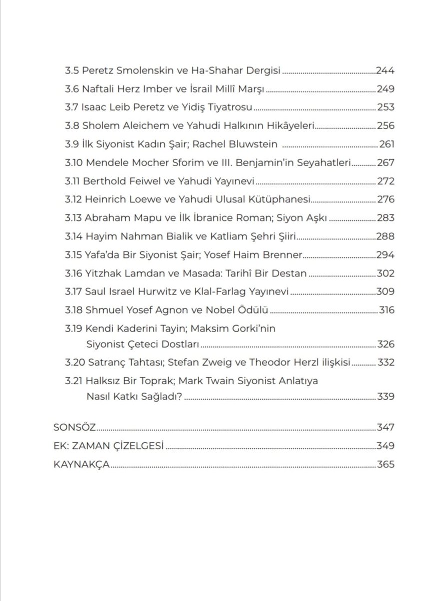 Peren Birsaygılı Mut'un İsrail'in kuruluşuna katkı sağlayan 30 farklı Siyonist yazarın portresi, eserleri, dönemin gazeteleri, dergileri ve yayınevleri üzerinden İsrail'in kurucu zihin haritasını çıkardığı ve Türkiye'deki Filistin çalışmaları literatürüne çok önemli bir katkı
