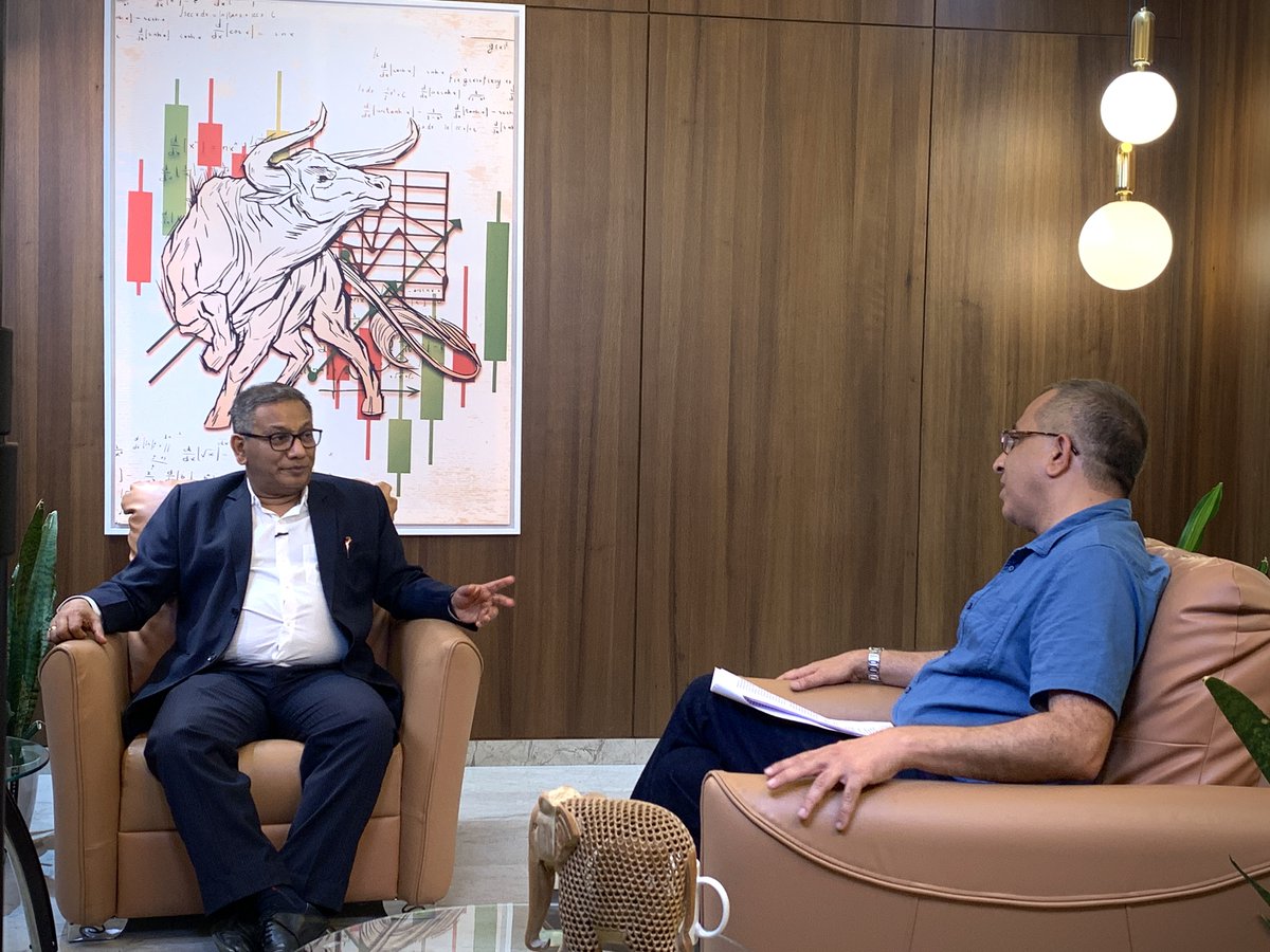 SimpleHaiShow's tweet photo. We’ve just wrapped an incredible episode with Sundararaman Ramamurthy, MD and CEO of the @BSEIndia, in conversation with @VivekLaw. The discussion explored the future of financial markets and the crucial role BSE plays in India’s economic journey.

Stay Tuned! https://t.co/jF2SMmWgPJ