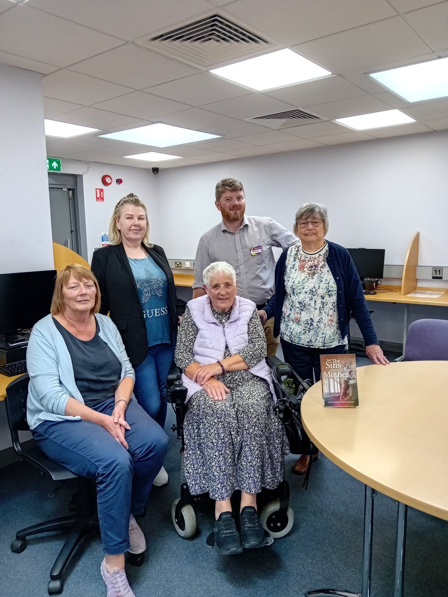 colourpoint's tweet image. Marie Therese Rogers-Moloney joined the reading group at Glengormley Library last week to talk about her incredible story. Her book 'For the Sins of my Mother' is available here:
colourpointbooks.com/product/for-th…
@LibrariesNI #nazarethhouse #resilience #inspirational #InspirationalWomen