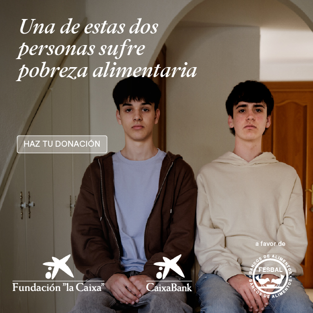 Una de estas dos personas sufre pobreza alimentaria.
¿Puedes adivinar cuál?
La pobreza ya no siempre se ve.
Contribuye a que nadie pase hambre.

Dona en 👉 ningunhogarsinalimentos.org
O por Bizum al 👉 38014
#NingúnHogarSinAlimentos #FESBAL #Solidaridad