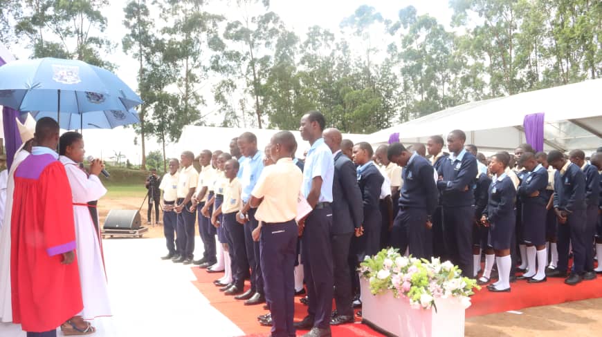 Namirembe Diocese (@bishopsvoice) on Twitter photo Over 80 students accepted Jesus Christ as their personal Lord & Saviour at St.Mark's College Namagoma during the confirmation service. Bishop assured the students that they made the best decision of their lives because Jesus never fails. <a href="/Archbp_COU/">Archbishop Stephen Kaziimba</a> <a href="/coufamilytv/">COU Family TV</a> <a href="/NamirembeYouth/">Namirembe Diocese Youth Department</a> Over 80 students accepted Jesus Christ as their personal Lord & Saviour at St.Mark's College Namagoma during the confirmation service. Bishop assured the students that they made the best decision of their lives because Jesus never fails. <a href="/Archbp_COU/">Archbishop Stephen Kaziimba</a> <a href="/coufamilytv/">COU Family TV</a> <a href="/NamirembeYouth/">Namirembe Diocese Youth Department</a>
