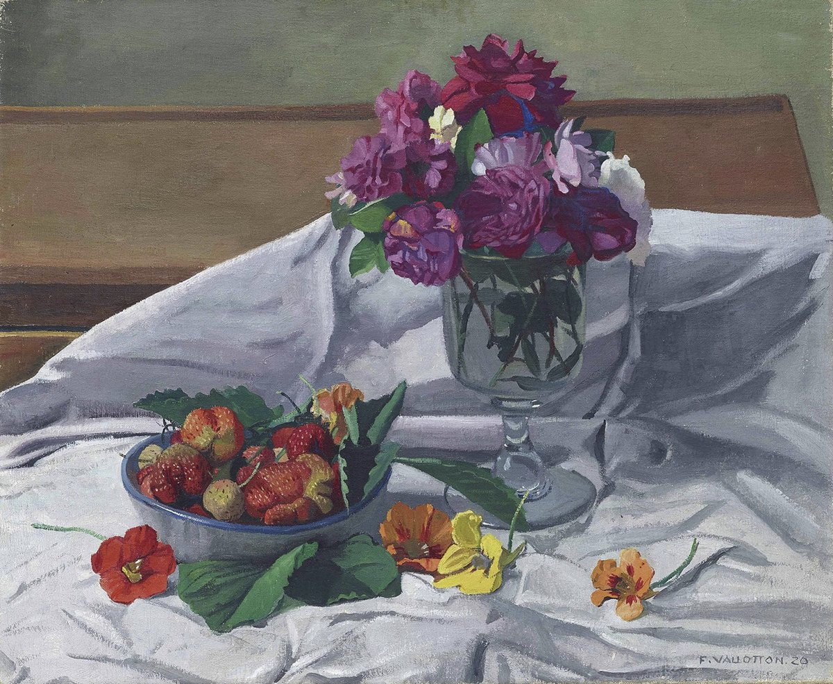 La poesia è quando un'emozione ha trovato il suo pensiero e il pensiero ha trovato le parole - 

Robert Frost

Felix Vallotton - Fleurs et fraises 1920
