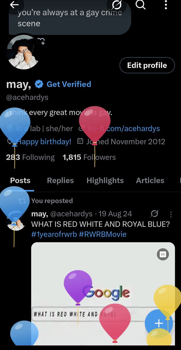 may; tweet media