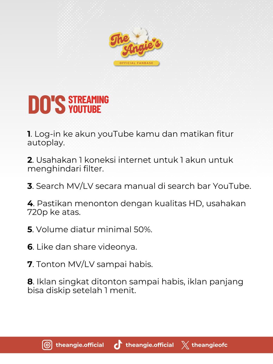 theangieofc's tweet photo. Spotify &amp; YouTube:
Rulesnya gaiss 🌼🧡 https://t.co/Hvc1Hkp1kR