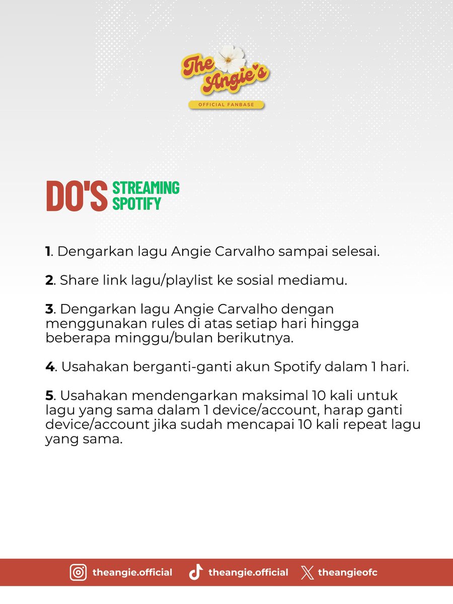 theangieofc's tweet photo. Spotify &amp; YouTube:
Rulesnya gaiss 🌼🧡 https://t.co/Hvc1Hkp1kR